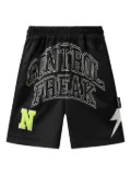 Nununu graphic-print shorts - Black