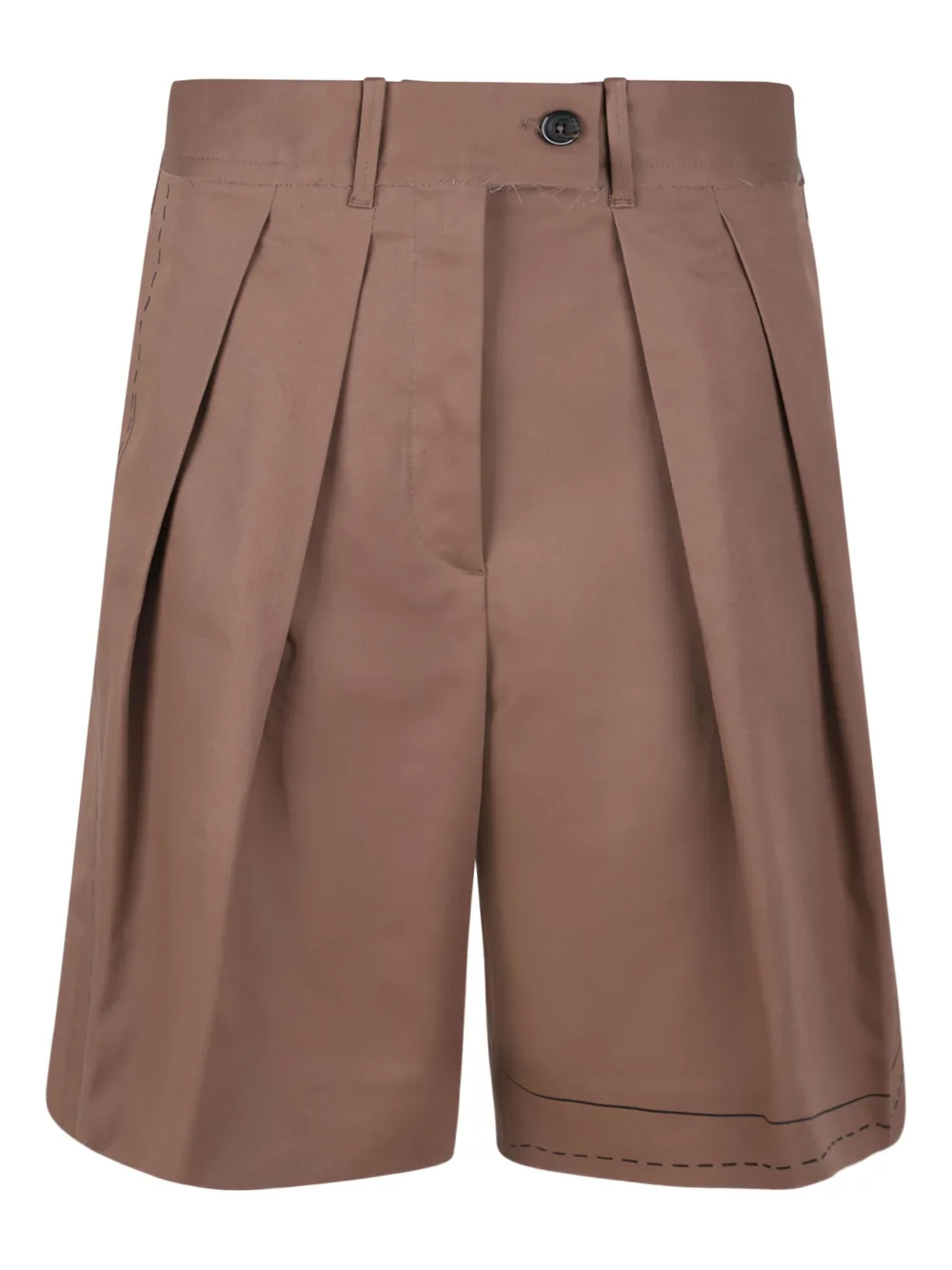 Nine In The Morning tailored shorts | Brown | Image 1