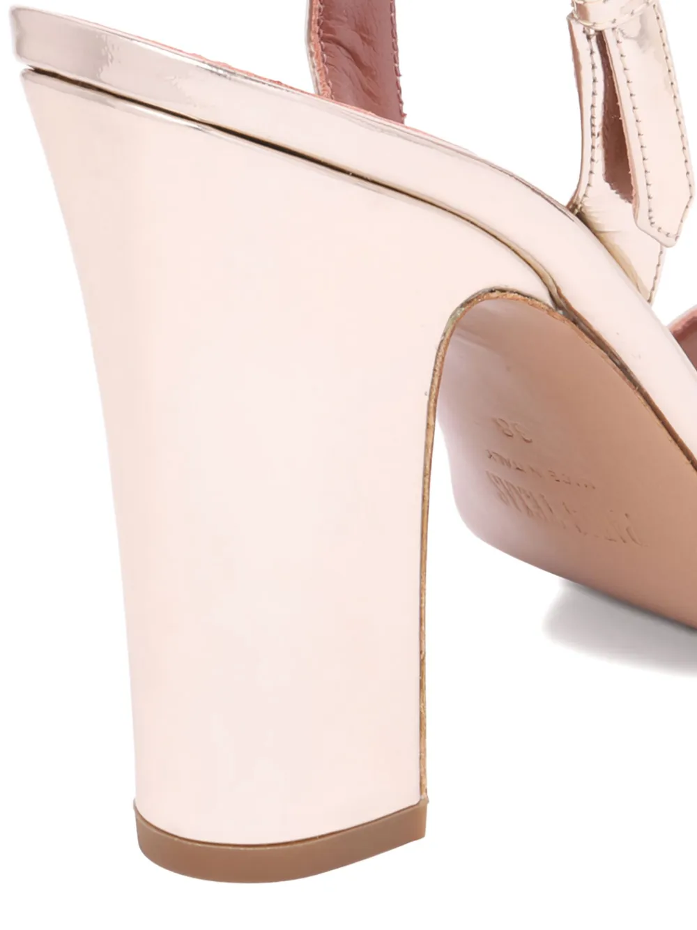 Paris Texas 100mm Bea sandals Gold