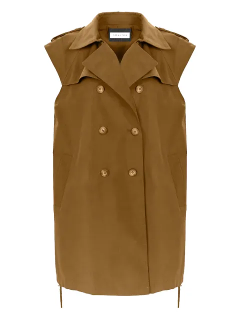 Caractère sleeveless trench coat