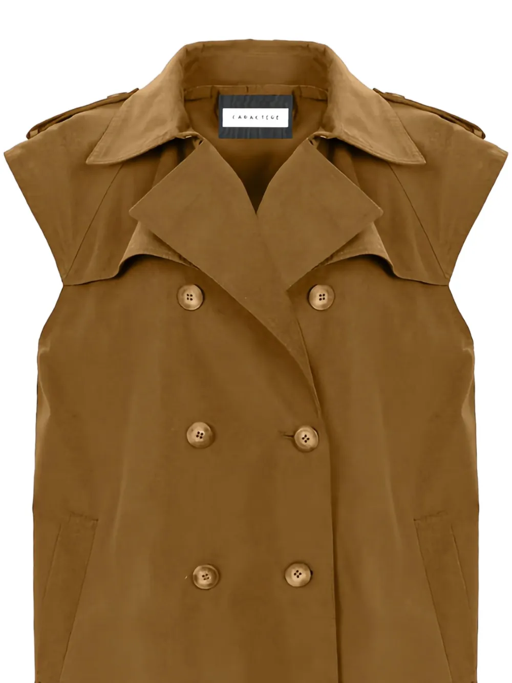 Caractère sleeveless trench coat | Waistcoats & Gilets | Image 2