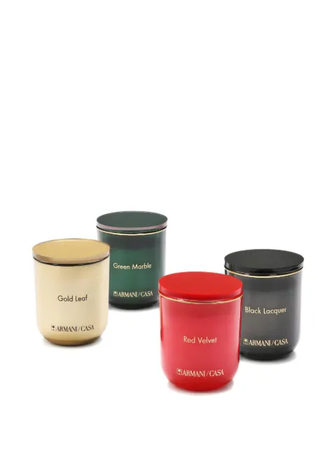 Armani/Casa scented candles (set of four)
