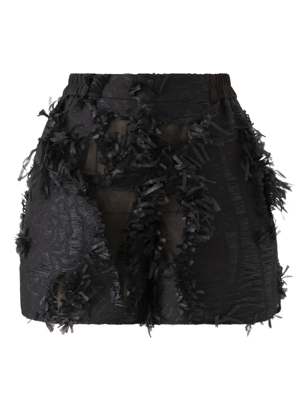 fringed shorts