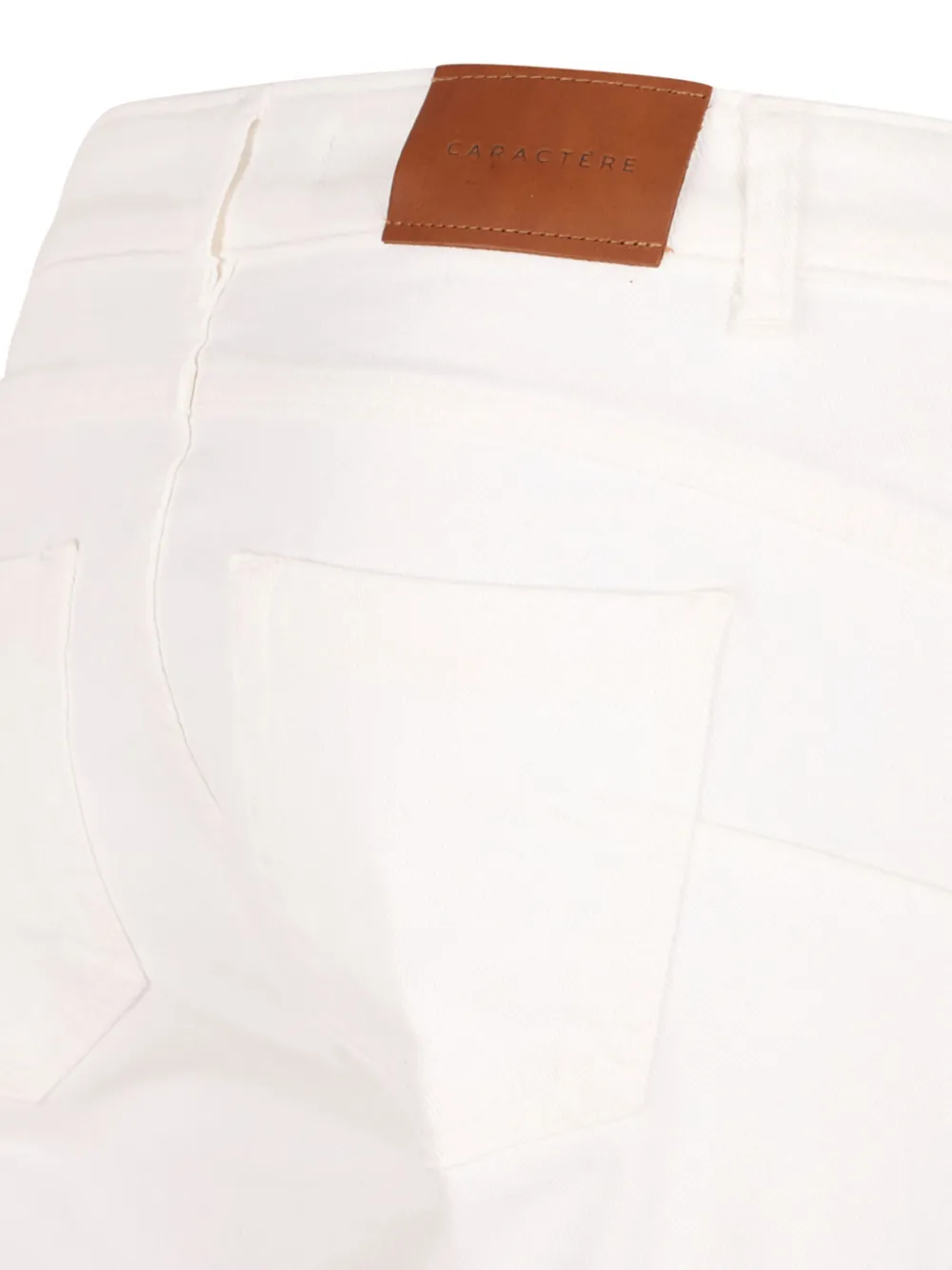 Caractère Straight broek Wit