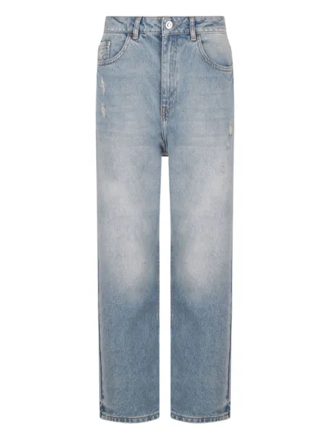Caractère logo-patch jeans