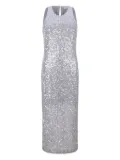 Caractère sequin-embellished dress - Silver