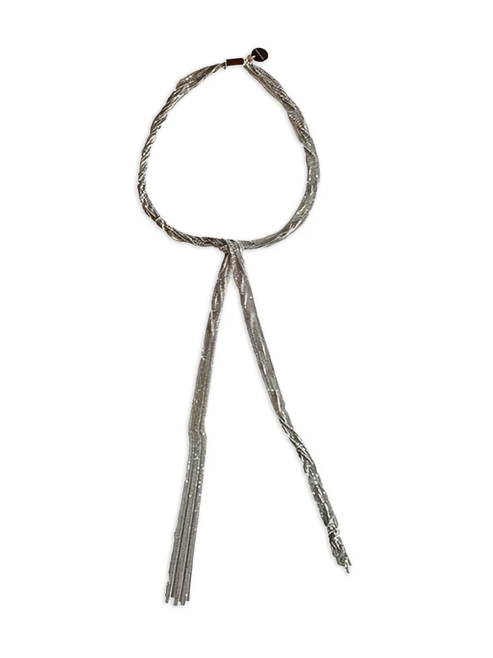 Caractère écharpe à effet métallisé | argent | Image 1