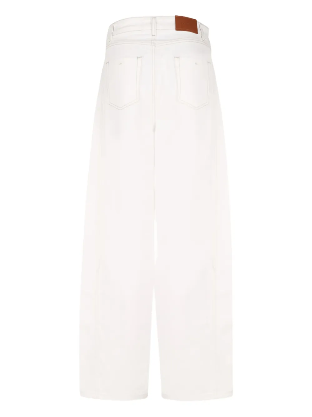 Caractère wide-leg jeans - Wit