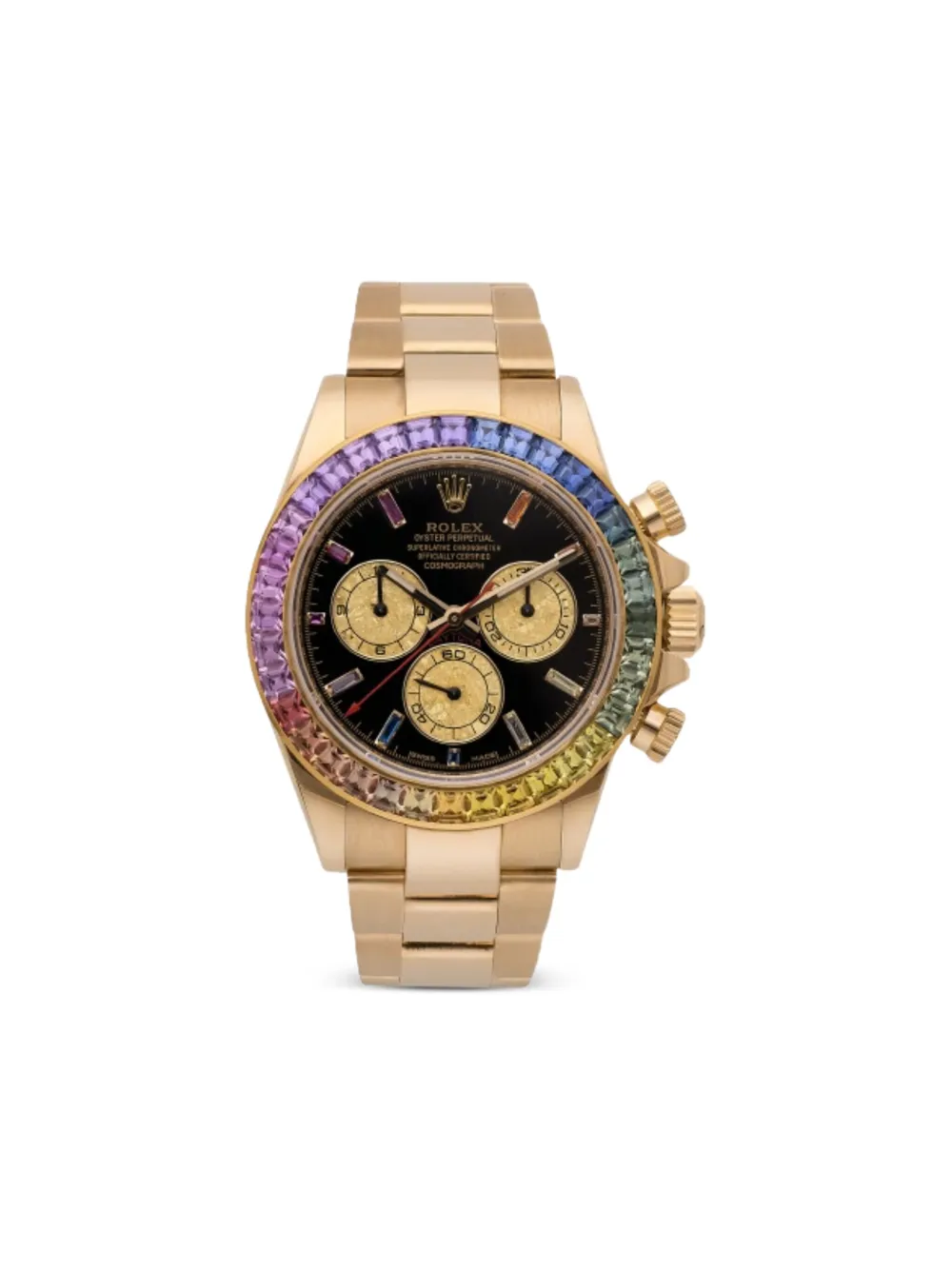 Rolex reloj Daytona Rainbow de 40mm | dorado | Image 1