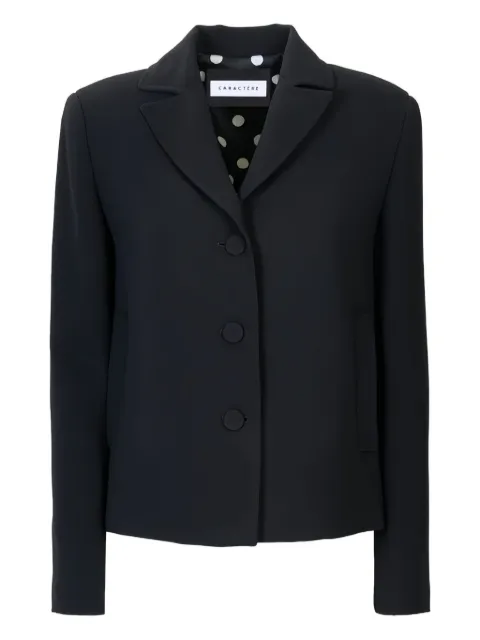 Caractère single-breasted blazer