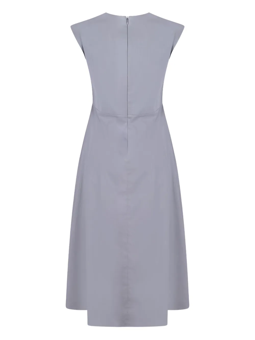 Gran Sasso v-neck dress - Grijs