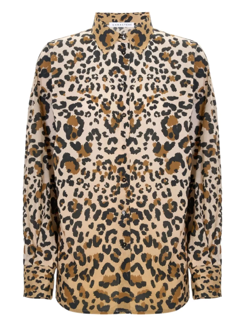 Caractère animal-print shirt | Neutrals | Image 1