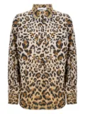 Caractère animal-print shirt - Neutrals