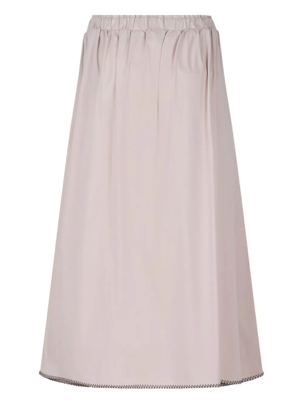 Gran Sasso pleated midi skirt - Roze