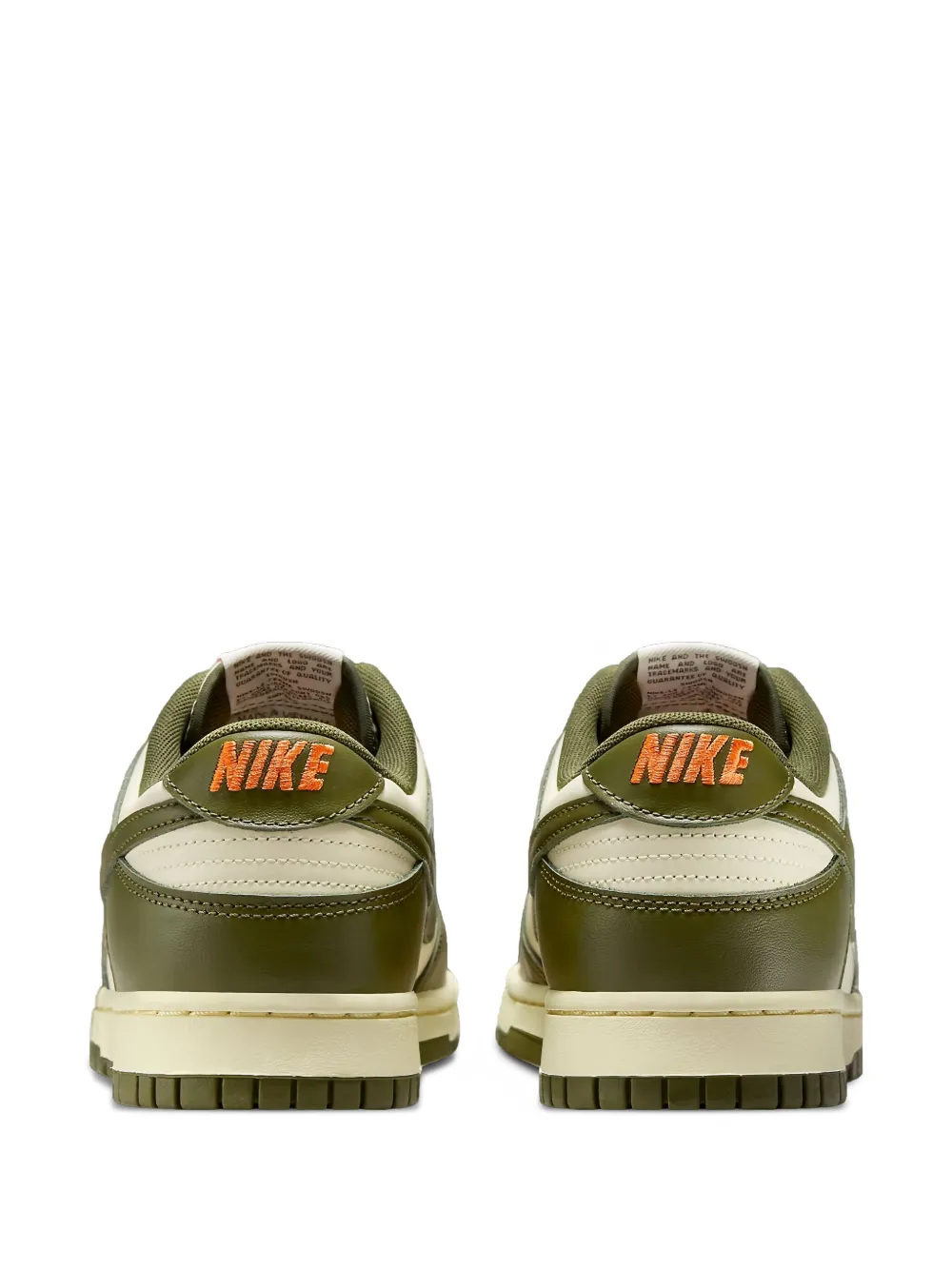 Nike leather panelled low trainers Neutrals