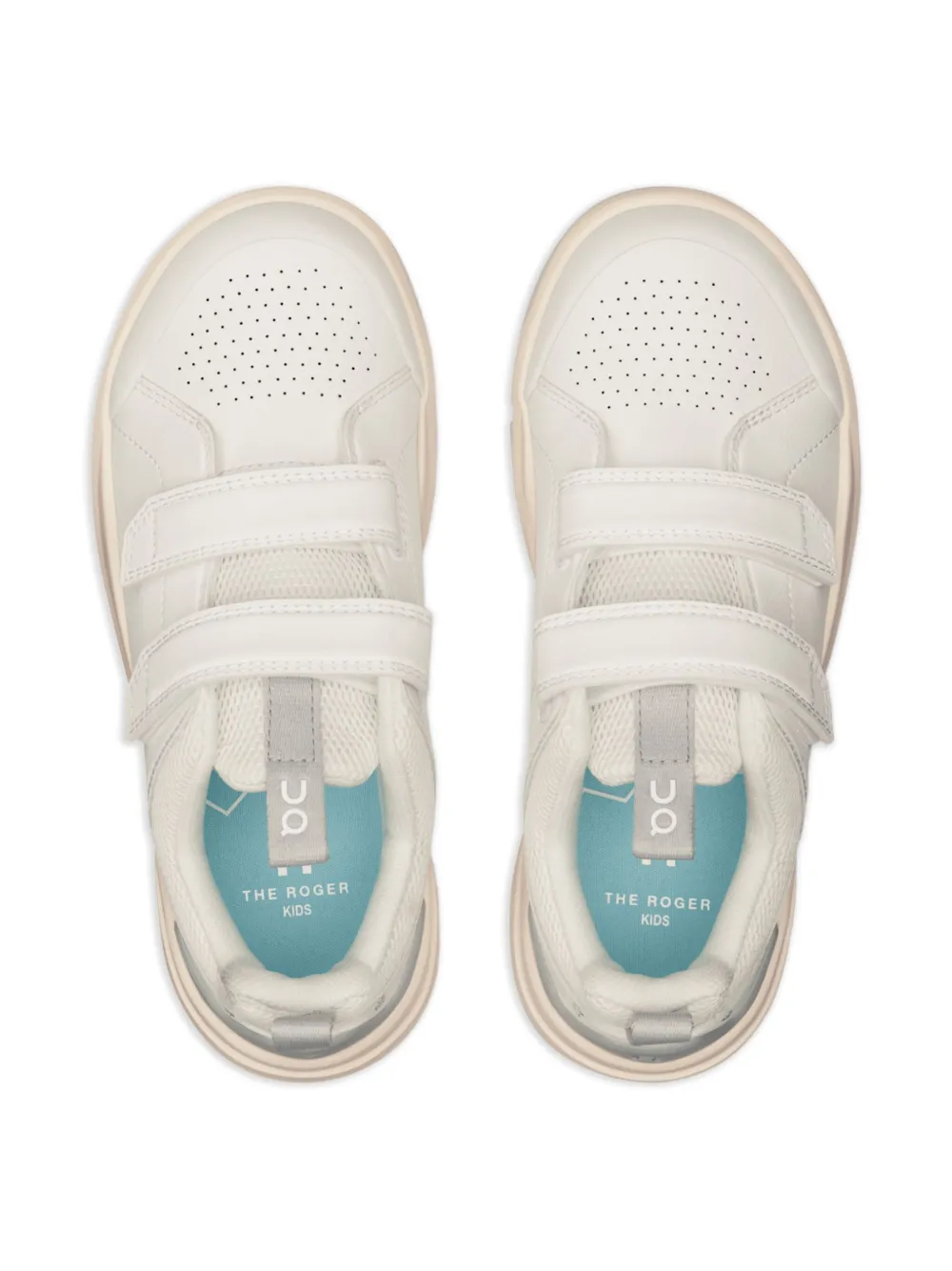 on running kids The Roger double-strap trainers White
