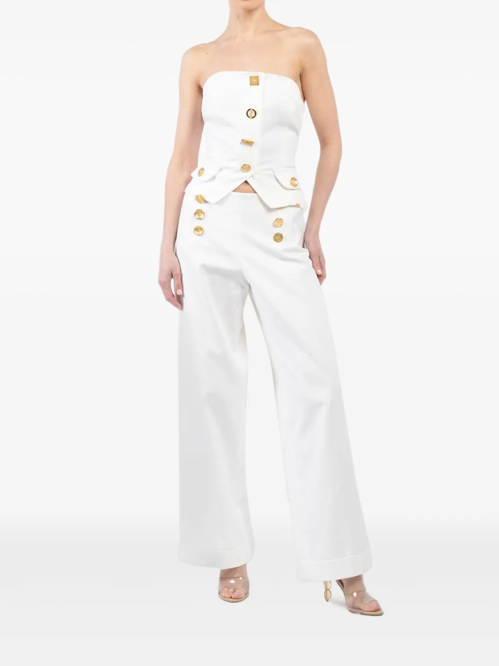 Françoise decorative-buttons top | Vests & Tank Tops | Image 2