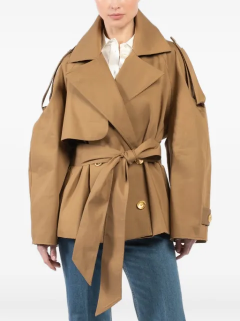 Françoise cropped trench coat