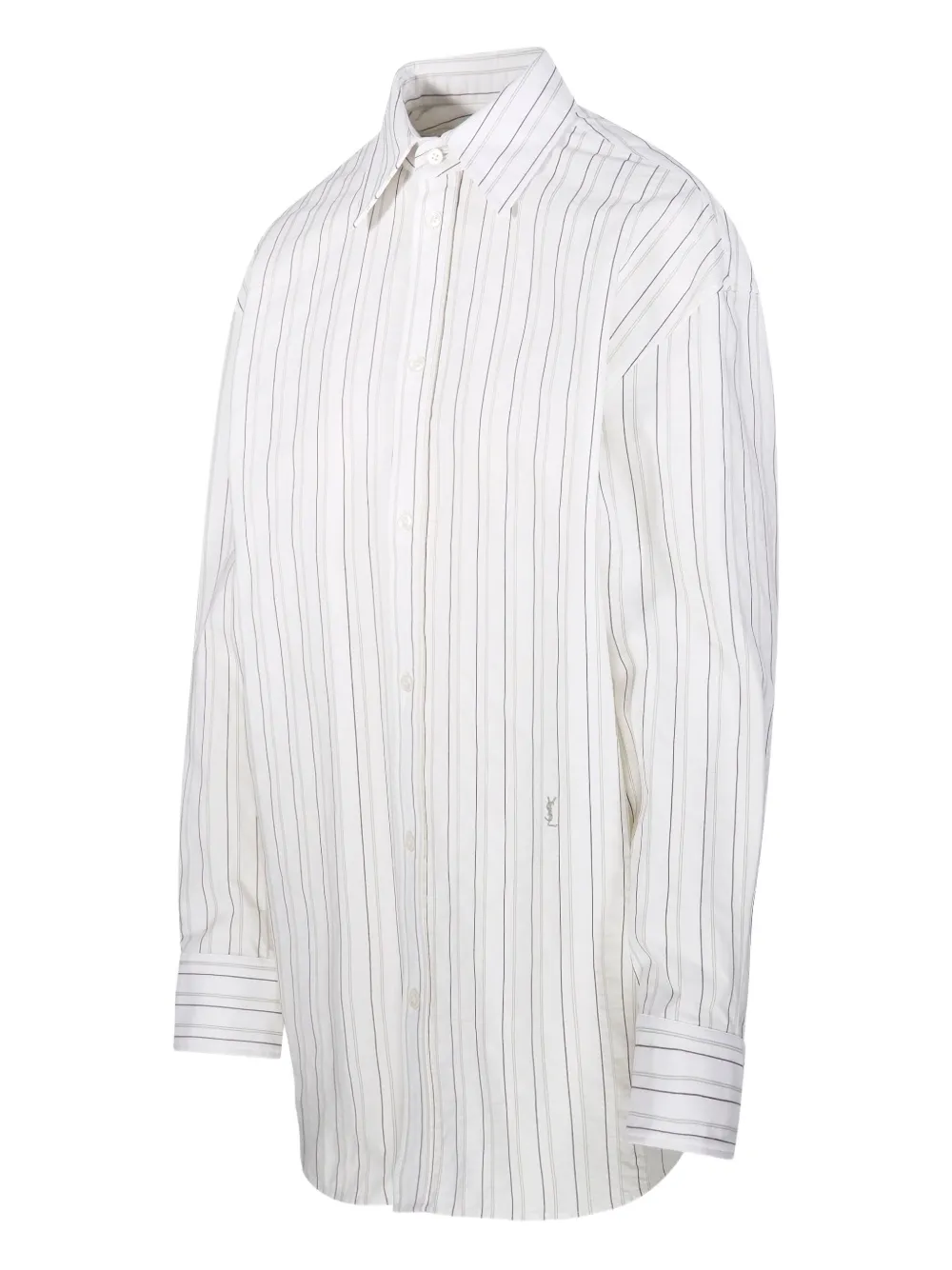 Saint Laurent Katoenen blouse Wit