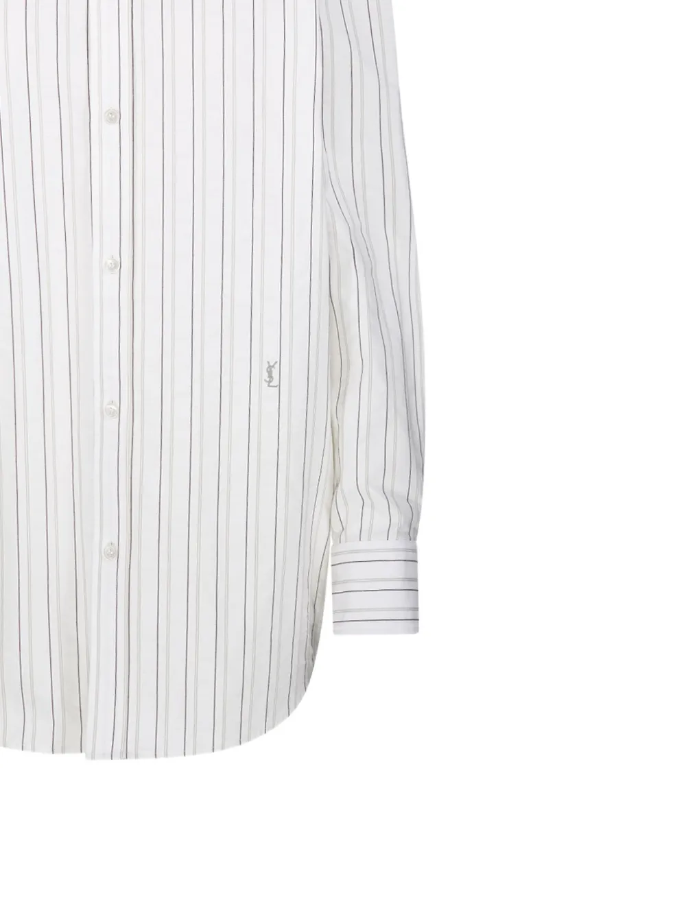 Saint Laurent Katoenen blouse Wit