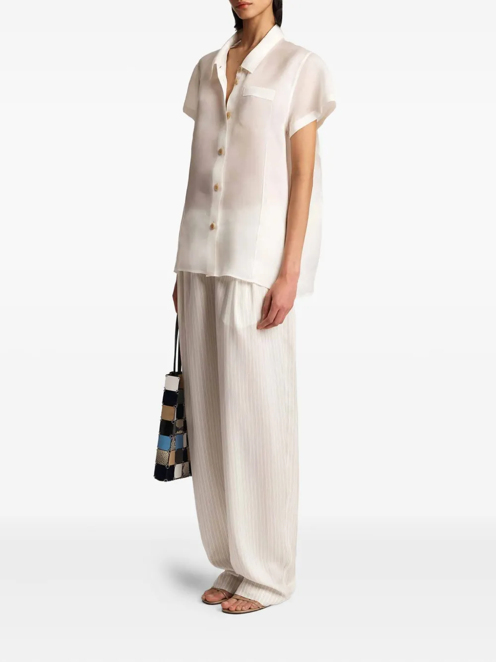 KHAITE Keefe blouse - Beige
