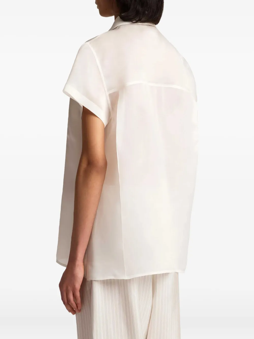 KHAITE Keefe blouse Beige