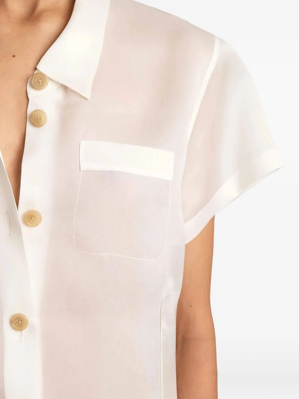 KHAITE Keefe blouse Beige