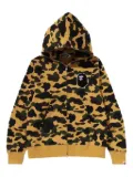 A BATHING APE® Camo Ape Head ""Yellow"" hoodie