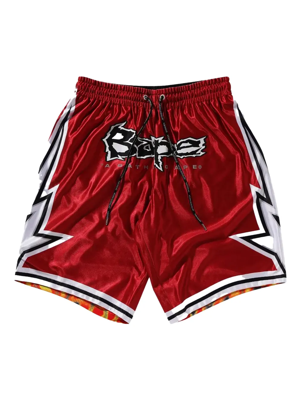 A BATHING APE® reversible basketball shorts | Red | Image 1