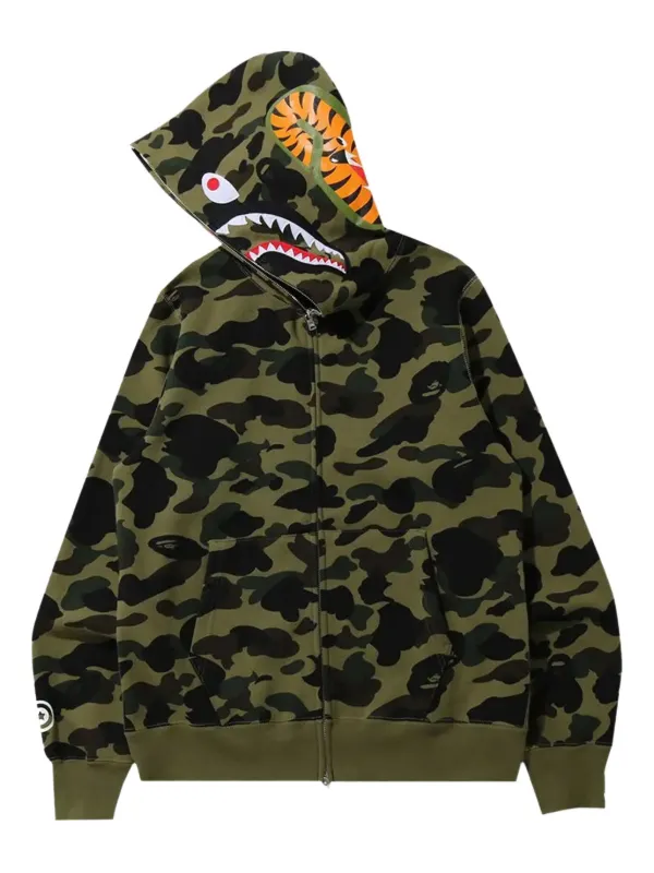 A BATHING APE® カモフラージュ パーカー | グリーン | FARFETCH JP