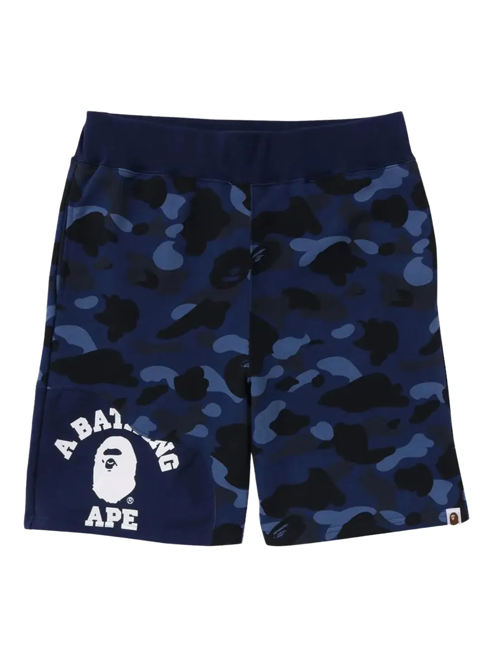 A BATHING APE® Shorts Camo Cutting - Blu
