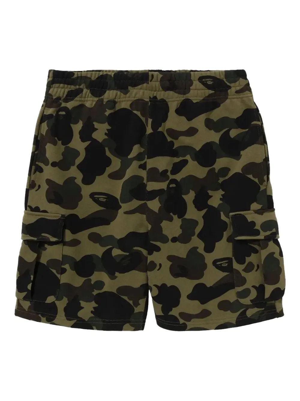 A BATHING APE® 1st Camo 6 Pocket shorts | Green | Image 1