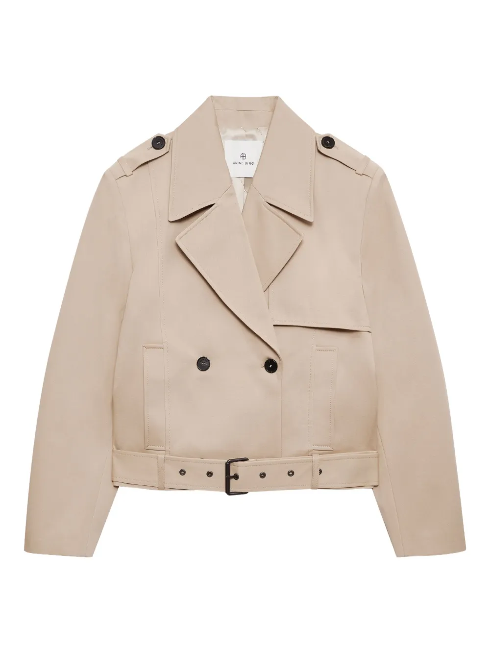 ANINE BING Greer double-breasted jacket Beige