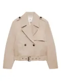 ANINE BING Greer double-breasted jacket - Neutrals
