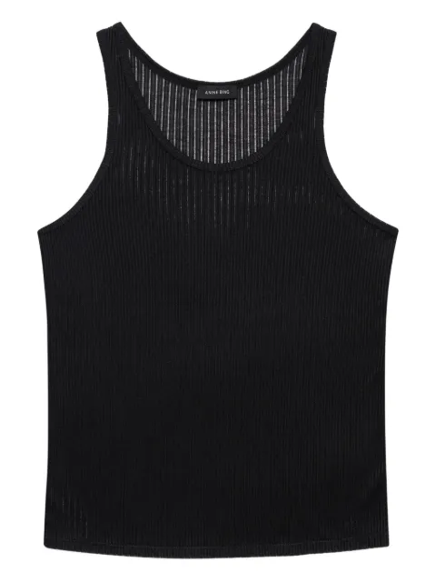 ANINE BING Eugene ribbed tank top