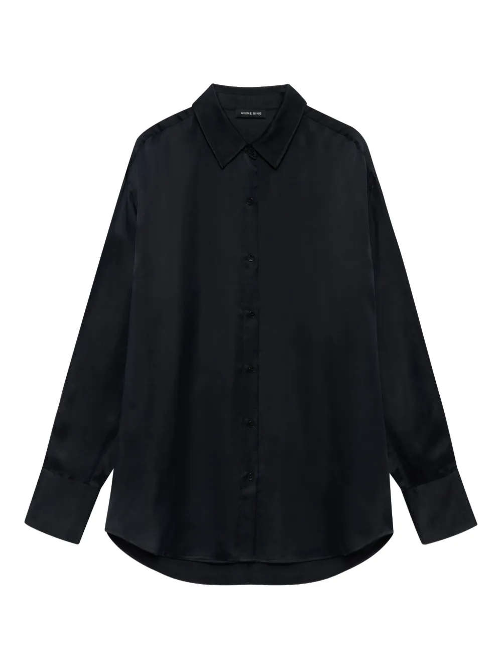 ANINE BING Essie blouse met knopen Zwart