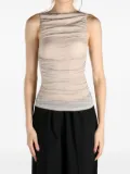 Paloma Wool ruched sleeveless top - Neutrals