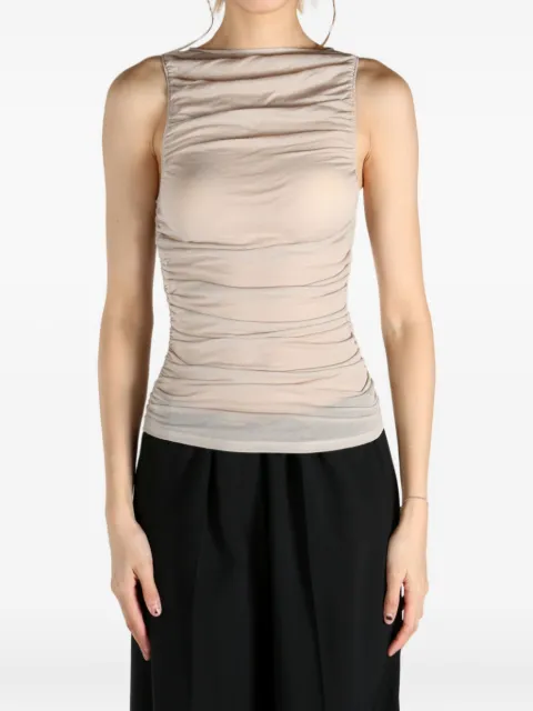 Paloma Wool ruched sleeveless top