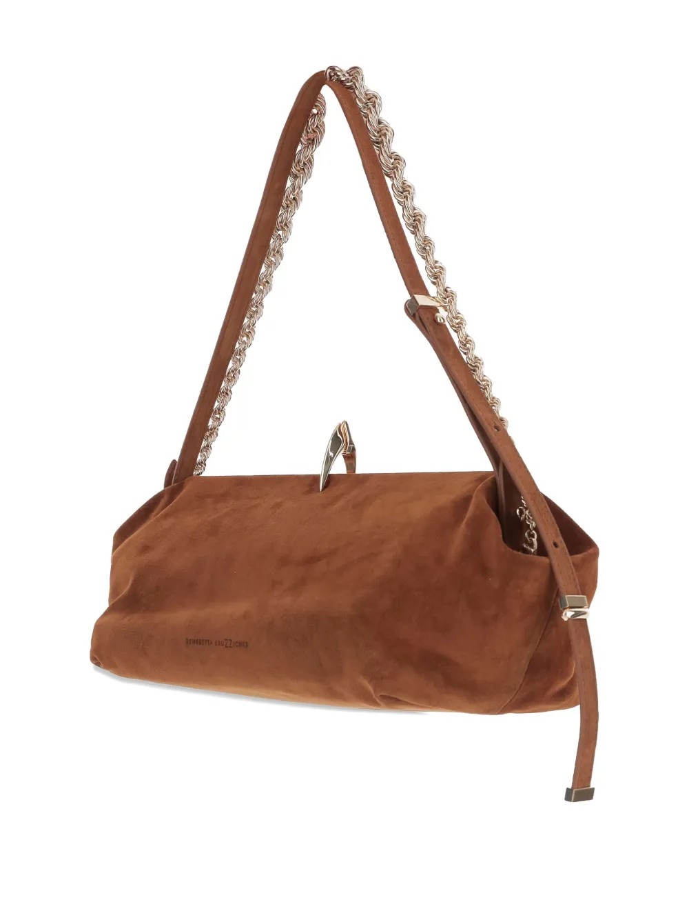 Benedetta Bruzziches Sofia La Petite Suede Shoulder Bag