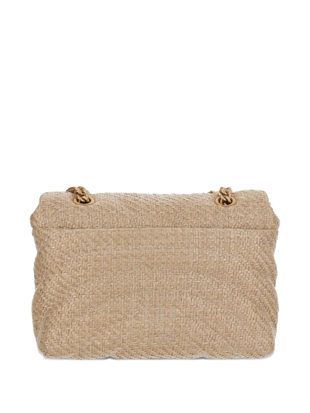 PINKO Raffia crossbodytas Beige