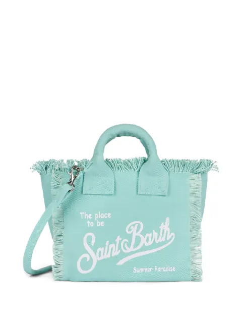 MC2 Saint Barth Kids logo-print beach bag