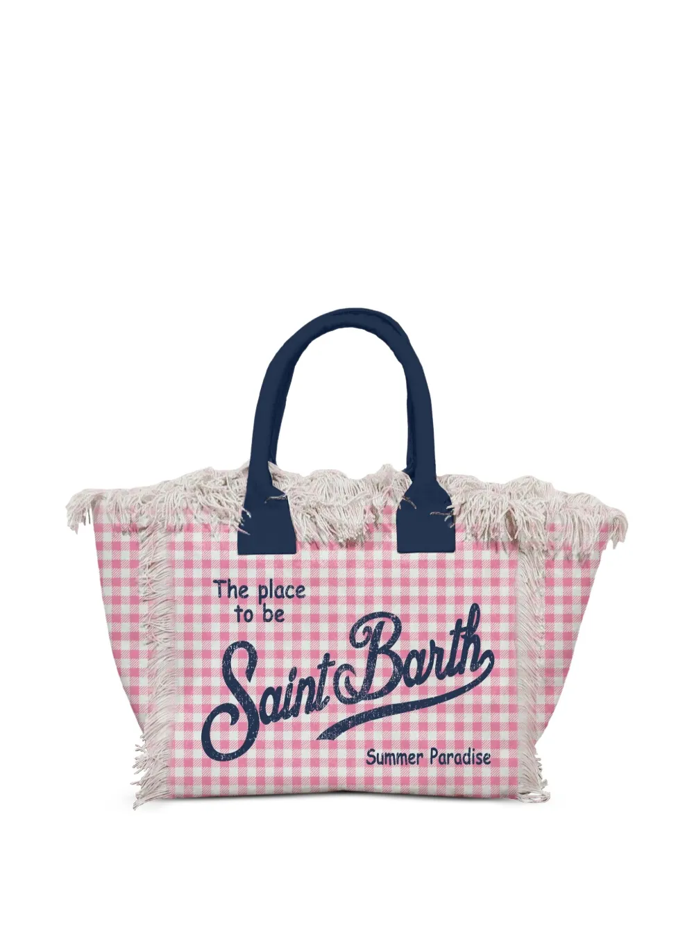 MC2 Saint Barth Kids Strandtas met logoprint Roze