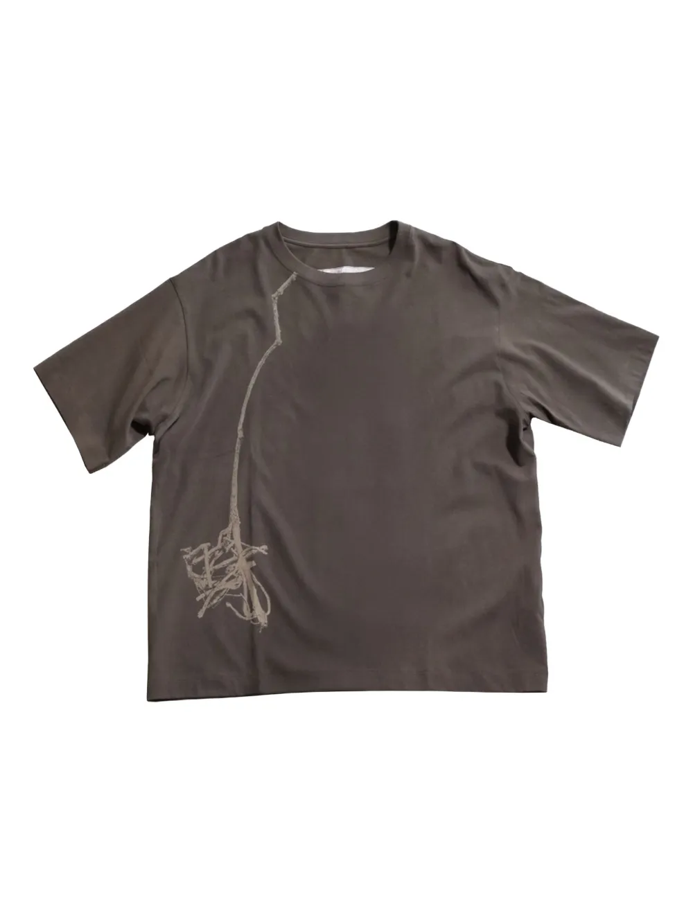Ziggy Chen camiseta con estampado gráfico | gris | Image 1
