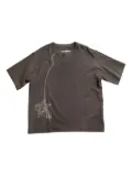 Ziggy Chen graphic-print T-shirt - Grey