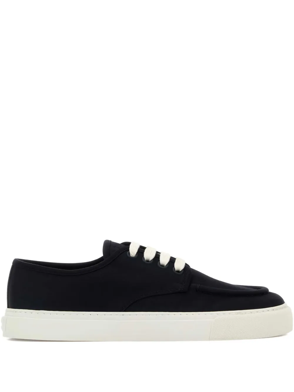 Prada canvas lace-up sneakers | Blue | Image 1
