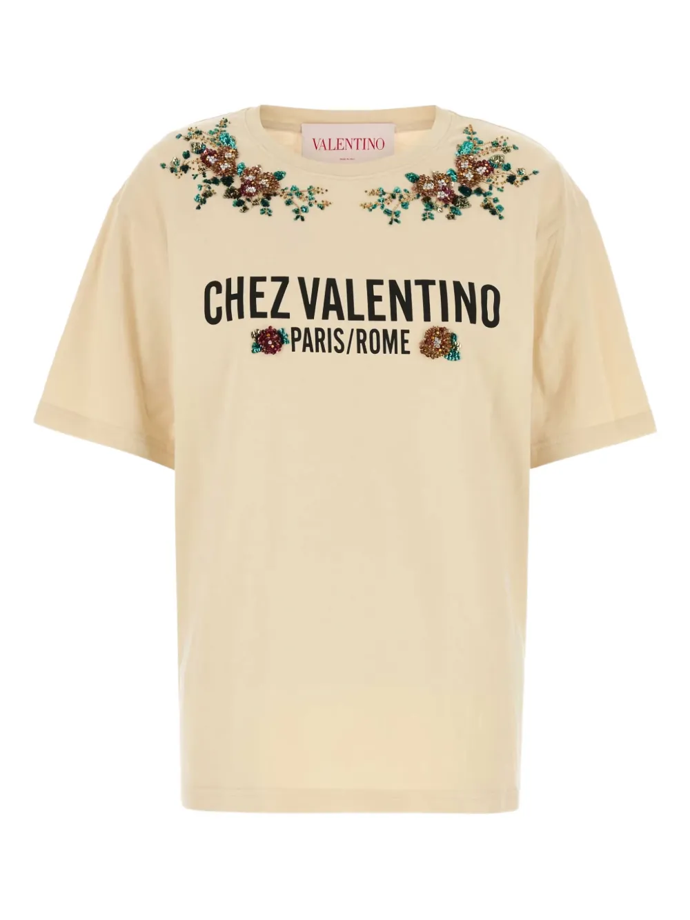 Valentino Garavani Jersey T-shirt Beige