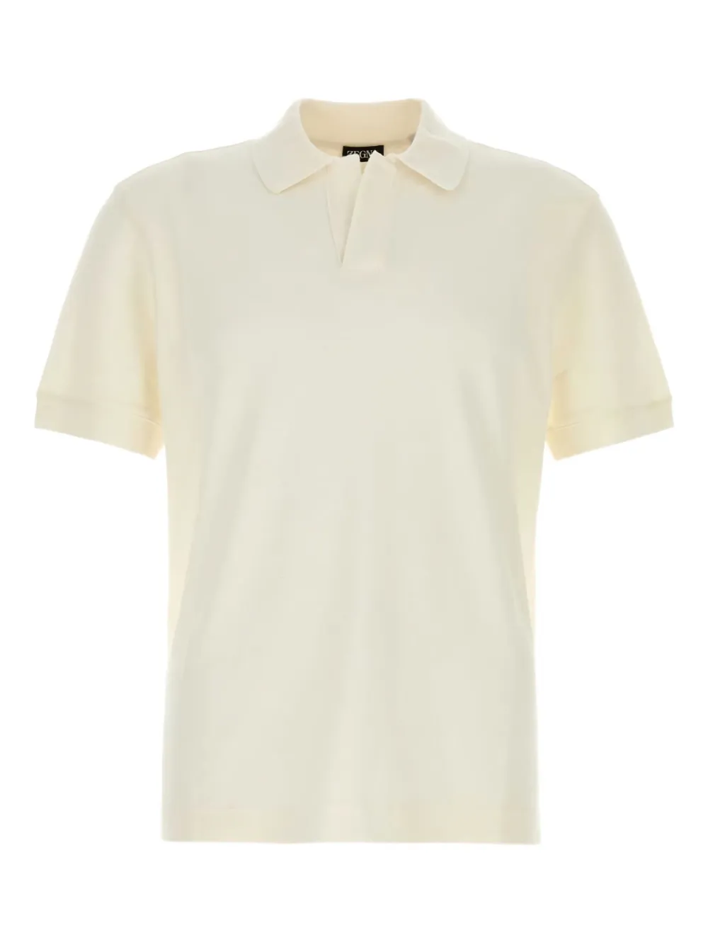 Zegna Poloshirt met korte mouwen Beige