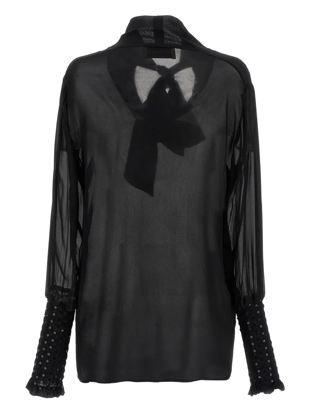 LE TWINS Lorella blouse - Zwart