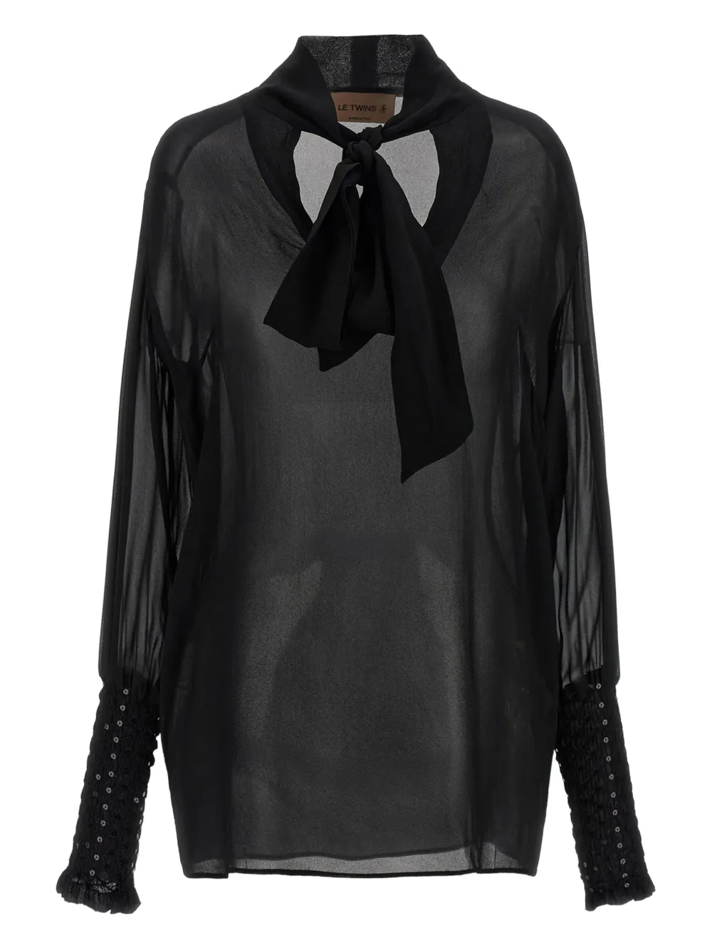 LE TWINS Lorella blouse | Black | Image 1