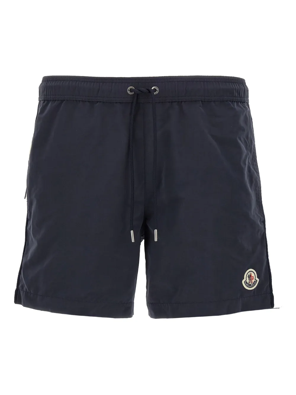 Moncler Zwembroek met gehaakt vlak Blauw